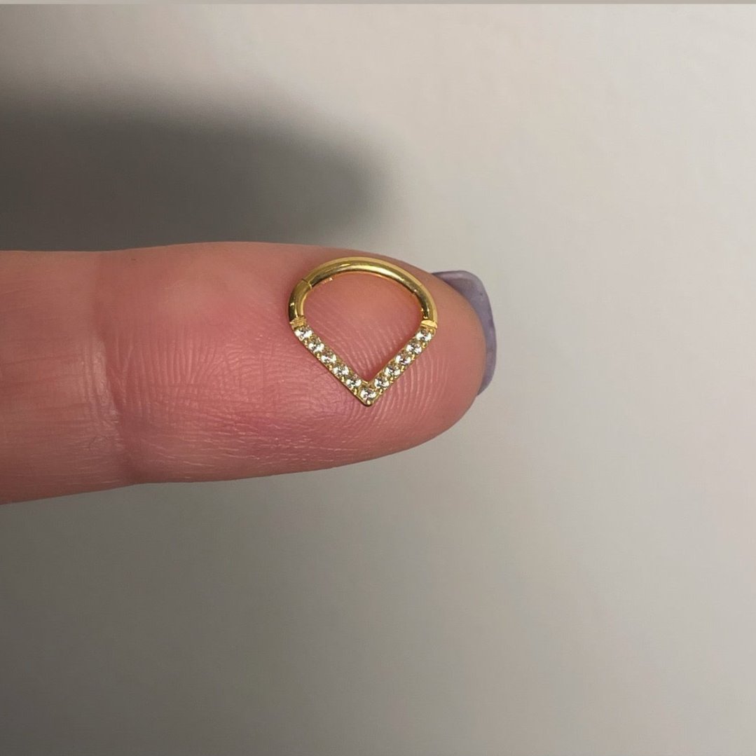 Titanium Daith Septum Piercing 1.2/8mm