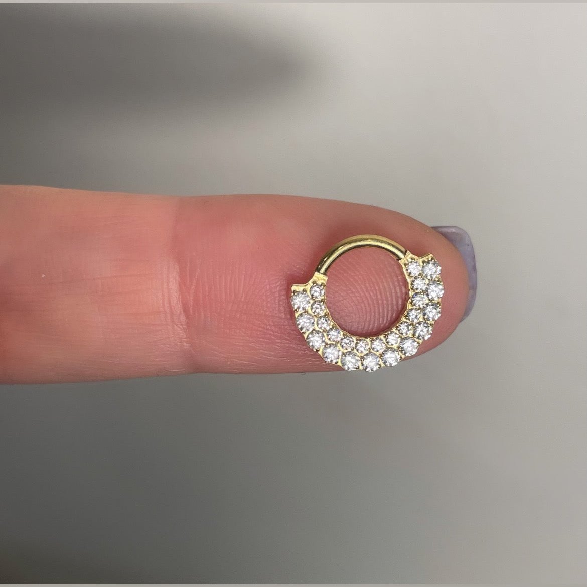 Titanium Daith/septum Piercing 1.2/8mm