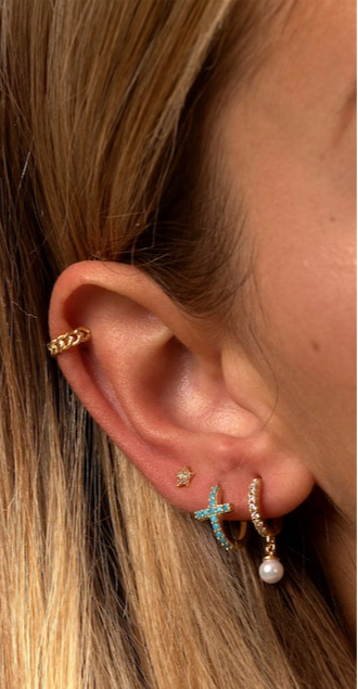 925 Silver sterling Wedding Pearl Earring (Pair)