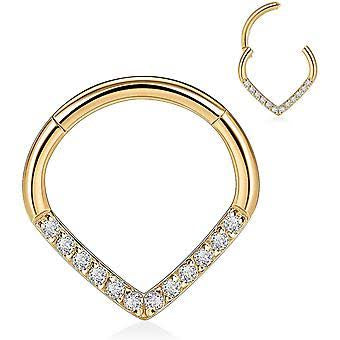 Titanium Daith Septum Piercing 1.2/8mm