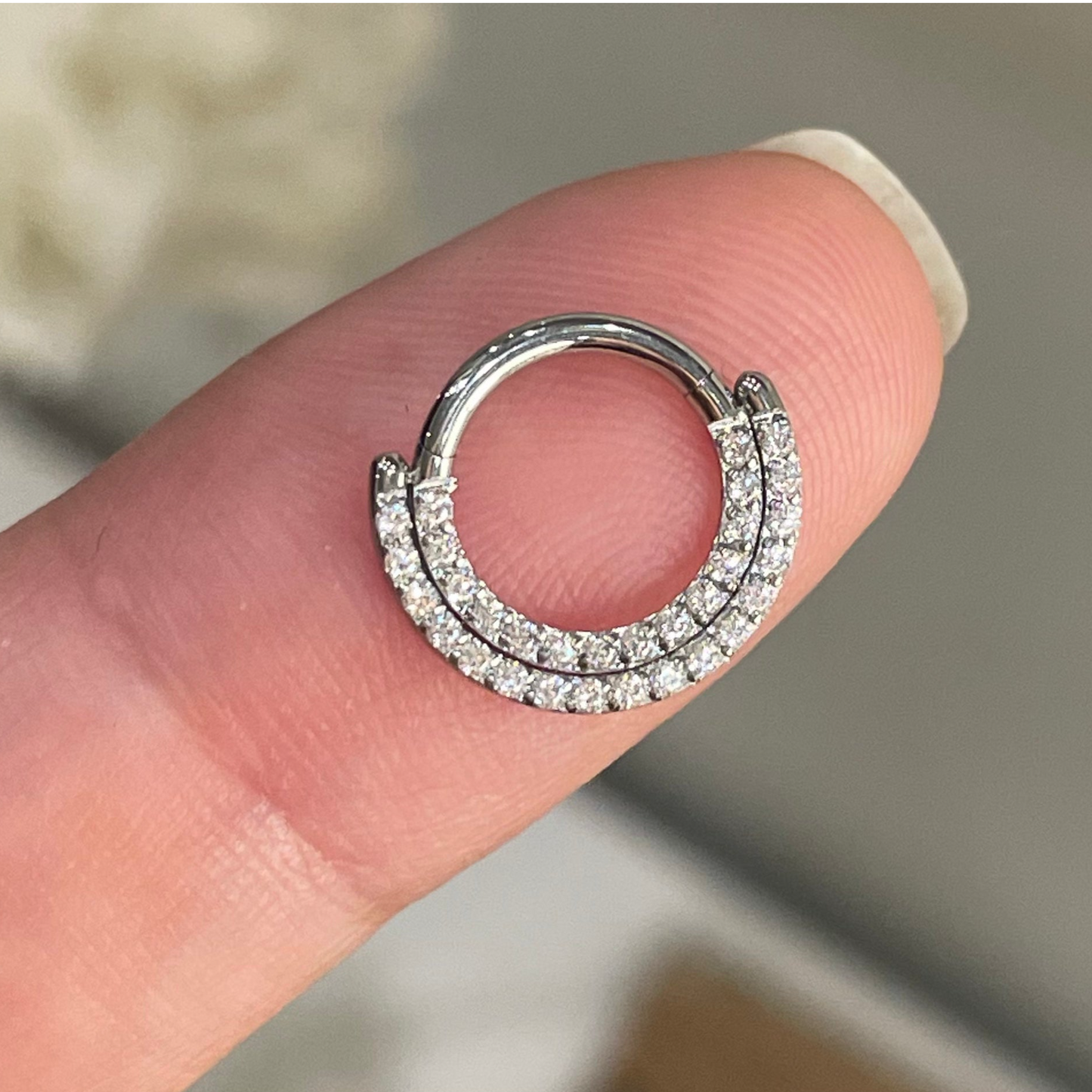 Iris Titanium Daith-Septum 1.2/8mm